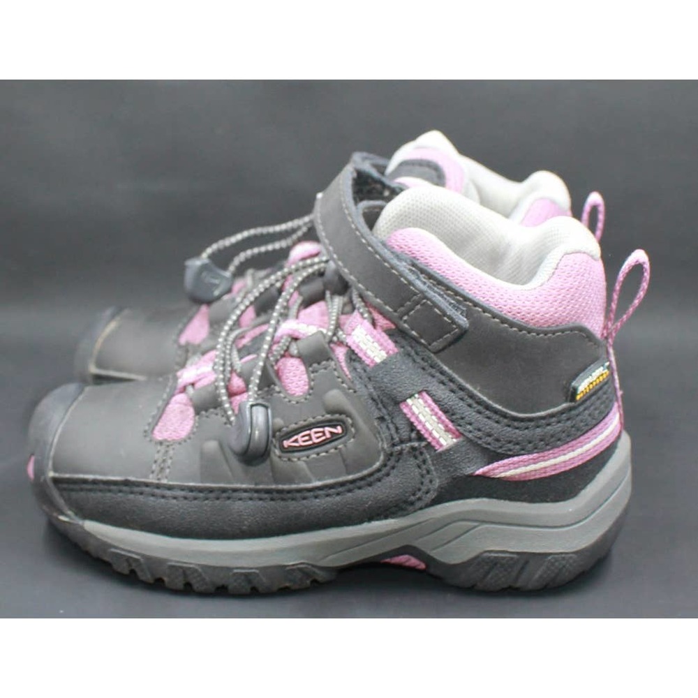 Girls Keen Targhee Waterproof Raven Hiking Boots Size 9 Kids 1020130